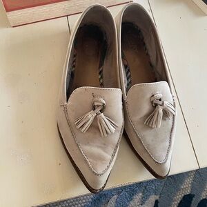 Sperry Saybrook Cream Suede Loafers for Women